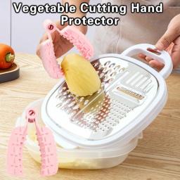Reutilizável espessado Anti-Slip Legumes Slicing Hand Guard, Clip de proteção do dedo, Home Supply - Image 3