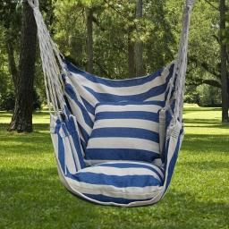 Folding Anti-Rollover Hammock Cadeira, lona antiderrapante, cadeira de balanço ao ar livre do lazer, sem travesseiro ou almofada, 1pc - Image 1