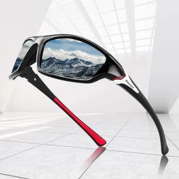 Óculos de sol polarizados com corrente de óculos para homens e mulheres, pesca, caminhadas, ciclismo, escalada, esqui, óculos de sol vintage, UV400 - Image 2