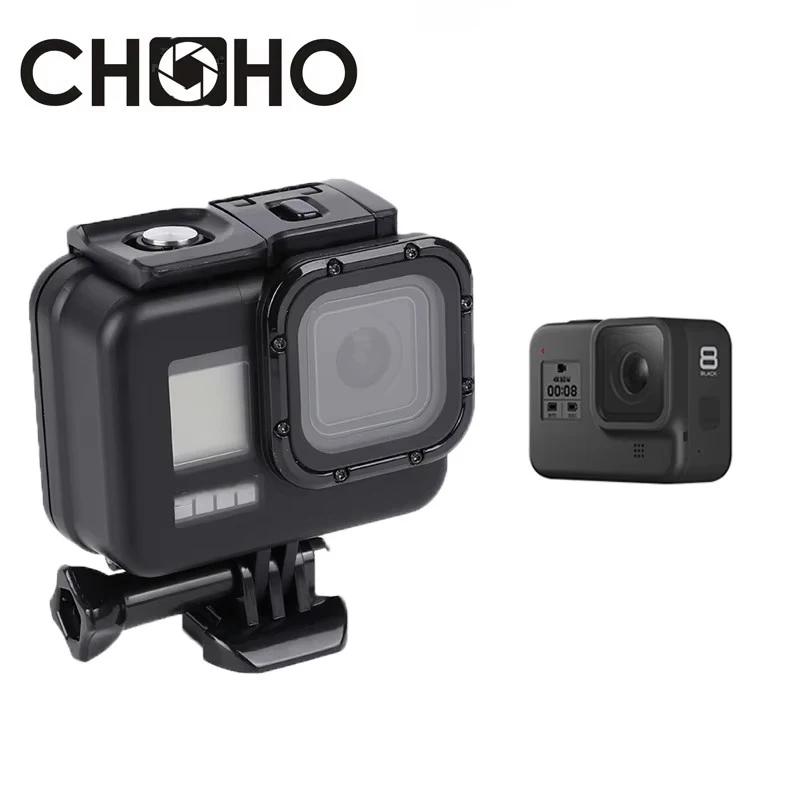 Capa protetora para gopro, à prova d'água, case preto, proteção para mergulho, subaquática - Image 1