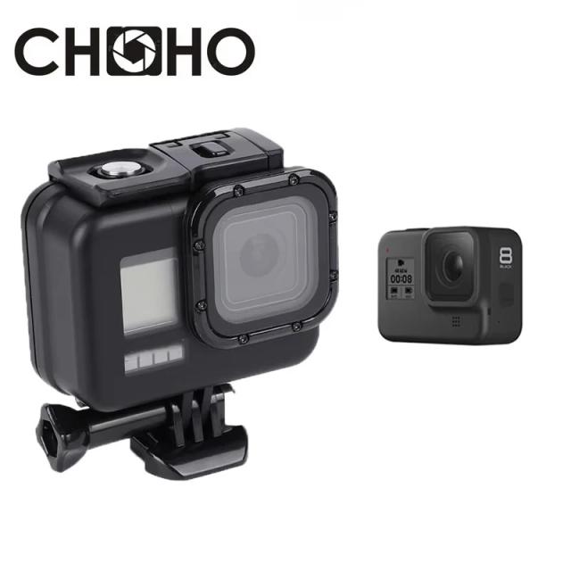 Capa Protetora Subaquática Preta para GoPro com Proteção à Prova d'Água e Mergulho