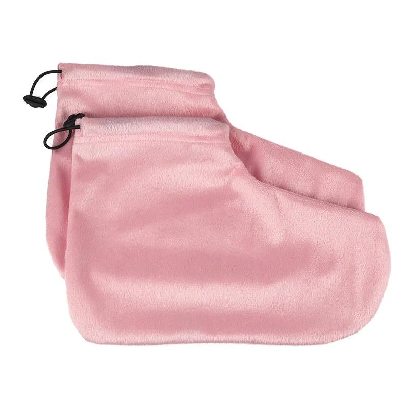 Luvas de cera de parafina para pés de mão spa hidratante conjunto de cera de mão máquina manter enfermeira quente calor cera luva capa sacos pé spa forro - Image 1