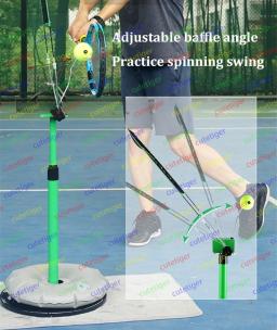 Profissional Ajustável Tennis Trainer Machine, Bola Acessórios, Ferramenta De Treinamento, Topspin, Slice Serviço, ações Instrutor - Image 2