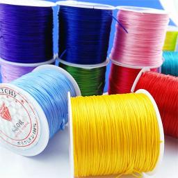 Stretch Elastic Nylon Cord para Jóias DIY, Fio Colorido, Beading String, Linha de Cordas, Pulseiras e Colares, 10 Metros, 0.6mm, 1 Rolo - Image 5