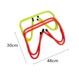 Dobrável Velocidade Obstáculos para Treinamento, Agilidade Portátil Obstáculos, Mini Barras de Salto, Altura Ajustável, Acessórios Esportivos ao Ar Livre - Image 6