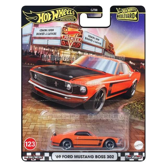 Hot Wheels Boulevard 25 Series Ford Mustang Boss Porsche Coleção Liga Carros Modelo 10cm