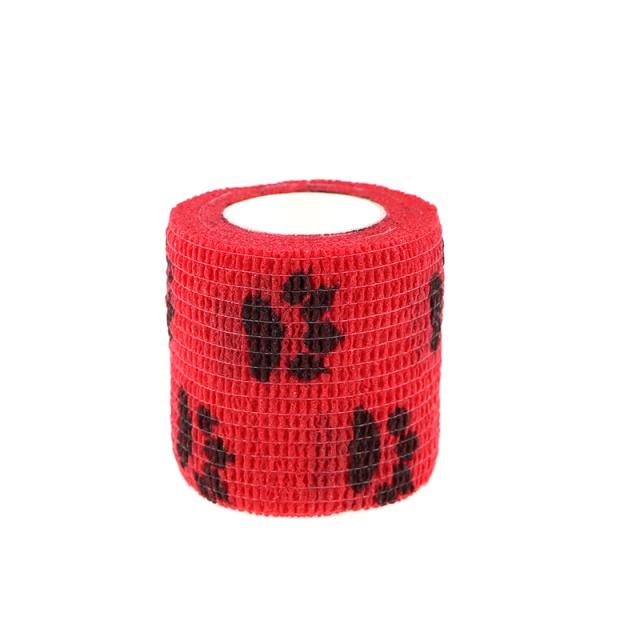 Atadura Coesiva Auto-Adesiva para Animais de Estimação - Ideal para Cães, Cavalos e Aves, Perfeita para Primeiros Socorros e Tratamento de Entorses e Inchaços - Pacote com 12 Rolos