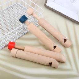 Flauta de madeira Push Pull para crianças e adultos, apito de madeira Slide, instrumentos brilhantes, amantes da música, treinamento vocal, 1pc - Image 5