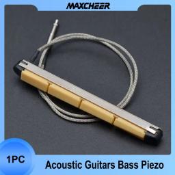 1pc transdutor sob ponte sela cerâmica piezo captador instrumentos de cordas para 4/6 cordas guitarras acústicas baixo - Image 1