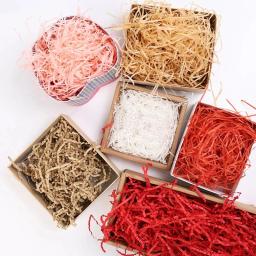 Ralado Dobra De Papel, caixa De Presente DIY Material De Enchimento, caixas De Doces De Ráfia, tecido Festa De Natal Presente Embalagem De Enchimento Decoração - Image 1