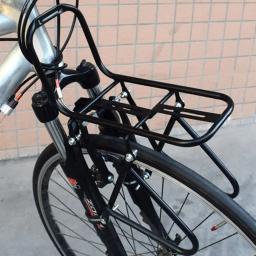 Porta-rack dianteiro de bicicleta, Panniers Bag, instalação simples, cesta vegetal, acessórios de mountain bike - Image 6