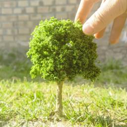 Árvore de arame fino para decoração ferroviária do trem, DIY Green Plant, HO Scale, 10-30 cm, 1 Pc, 2Pcs - Image 3