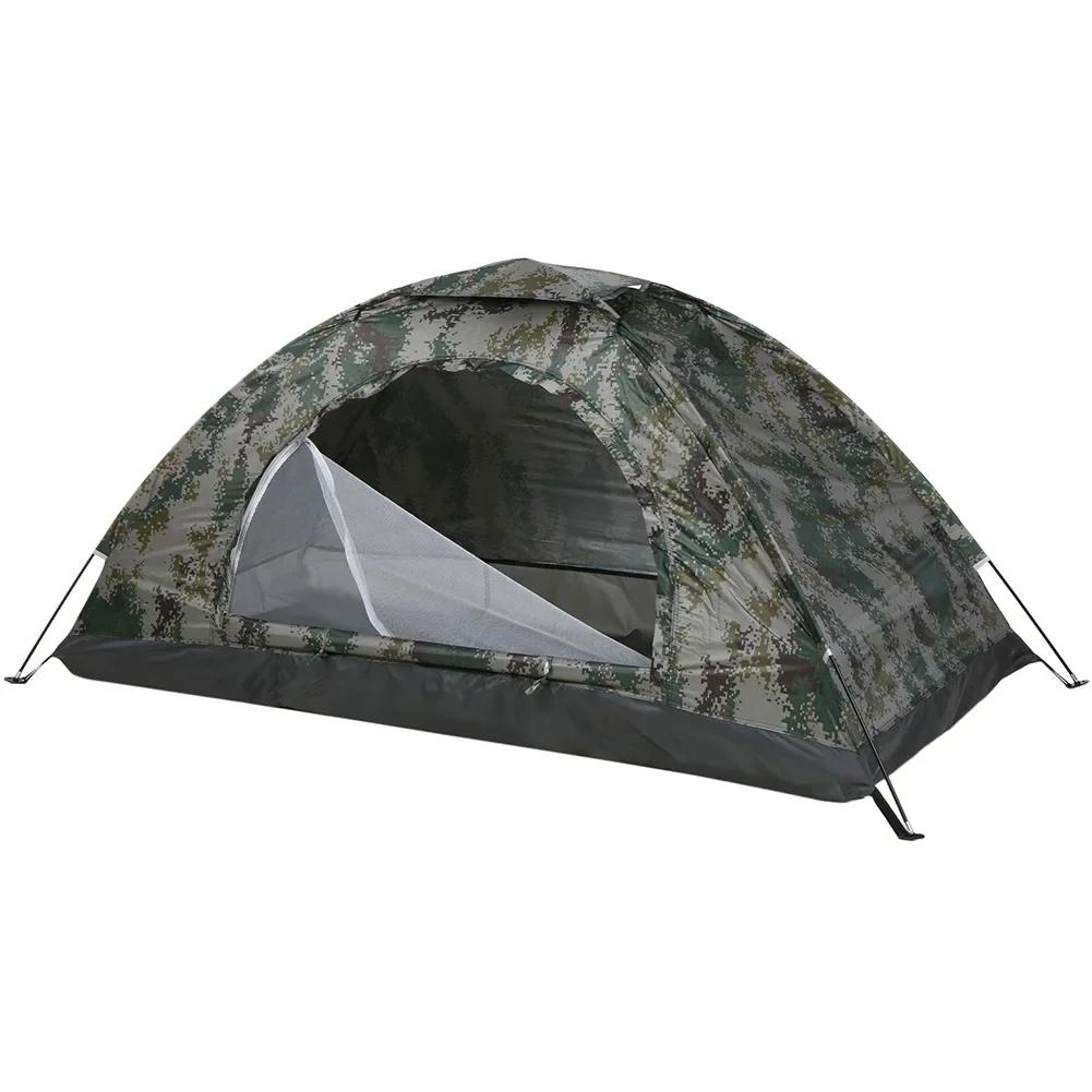 Único 2 Pessoa Ultraleve Portátil Barraca de Camping, Jardim, Revestimento Anti-UV, Impermeável, Ao Ar Livre, Caminhadas, Viagem - Image 1