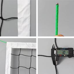950*100cm rede de vôlei portátil rede de malha de náilon para praia quintal vôlei tênis badminton esportes ao ar livre suprimentos - Image 5