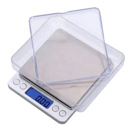 Balança digital de cozinha, mini bolso, aço inoxidável, joias de precisão, balança eletrônica, peso, grama de ouro, 0.1/3000g, balança de pesagem - Image 5