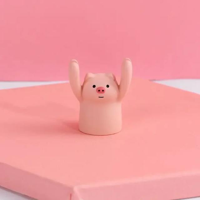 Porta-cartões com clipe em formato de porco frog - Ideal para mesa em casamentos, lembranças e fotos personalizadas