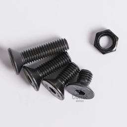 Soquete Cabeça Chata Parafuso Kit, Grau Preto 10,9 Porcas Sextavadas, Parafusos Esescareados, Conjunto De Variedade, M2, M2.5, M3, DIN7991, 200, 340, 360 Pcs - Image 2