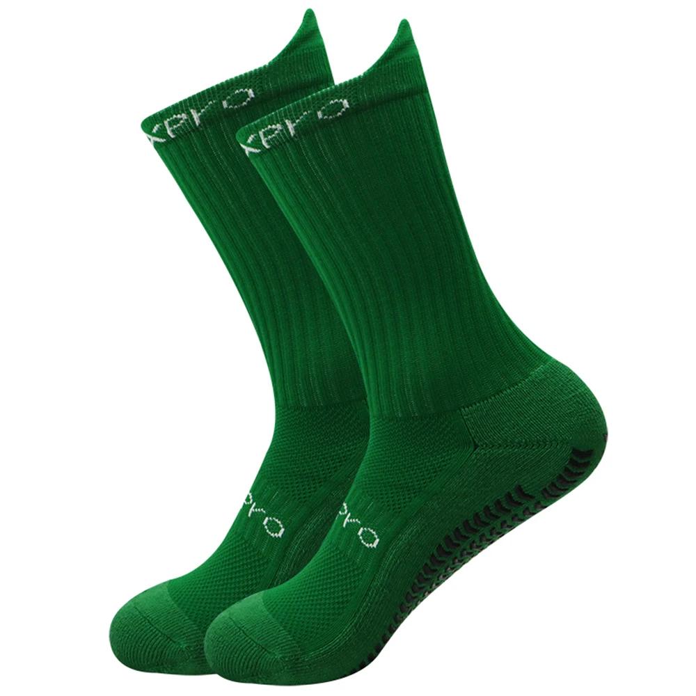 Meias esportivas antiderrapantes respiráveis para homens, perfeitas para futebol, basquete, tênis e ciclismo - Image 1