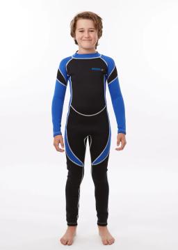 Terno de mergulho com neoprene para crianças, mantenha-se aquecido, esporte aquático, mergulho de corpo inteiro, mergulho, pesca submarina, caiaque, surfe, 2,5mm - Image 3