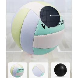 Tamanho 5 vôlei praia jogo de vôlei toque macio treinamento jogo bola para iniciantes ao ar livre indoor prática bola - Image 2