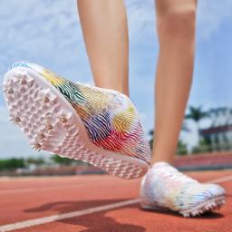 Tênis ultraleves para homens e mulheres, tênis esportivos de atletismo, tênis de atletismo, tênis de rastreamento suave, tênis de espiga - Image 5