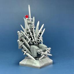 Blocos de Construção Trono de Ferro, Mini Action Figure, Brinquedos Modelo, Novo - Image 3