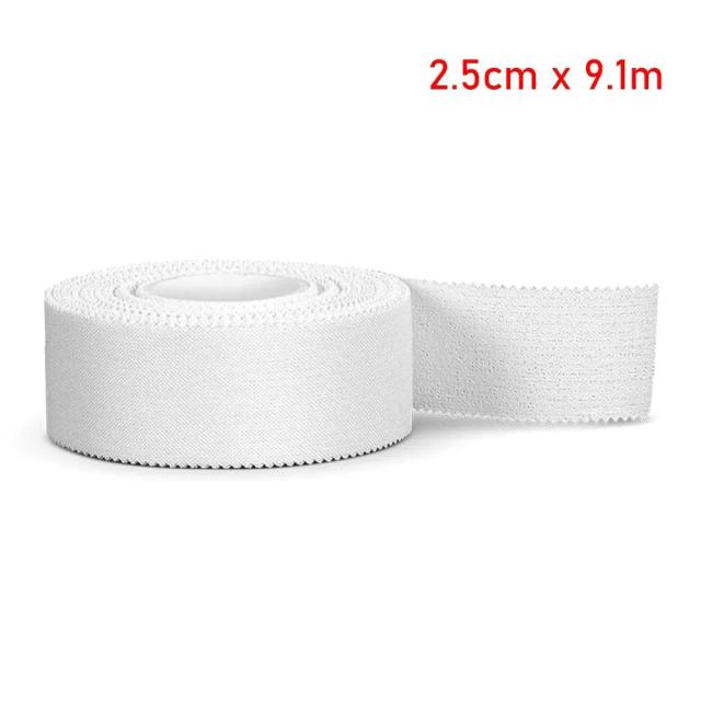 Fita Adesiva Esportiva Algodão Branco 9.1m - Suporte e Proteção