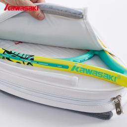 Kawasaki-Raquete De Tênis De Fibra De Carbono Com Moldura Oval, Raquete De Treinamento Iniciante, Mulheres E Homens - Image 3