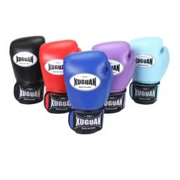 Luvas de Boxe Profissionais para Adultos e Crianças Espessamento PU Training Gear, Sanda Fighting, MMA Training, 4, 6, 8, 10, 12oz - Image 4