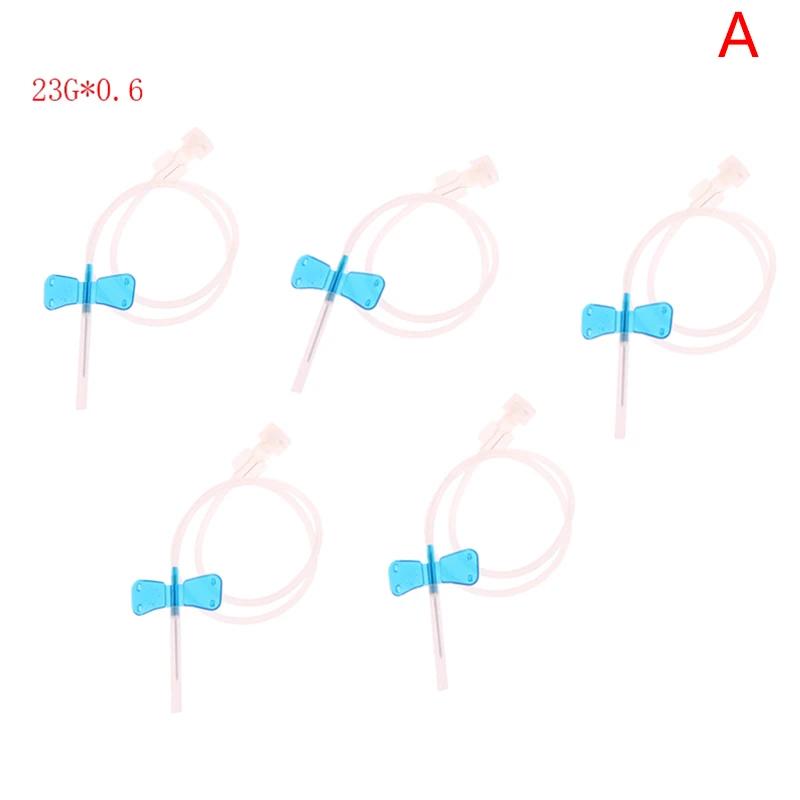 Veia estéril descartável do couro cabeludo conjunto com asas duplas para infusão, Pet Butterfly Needle - Image 1