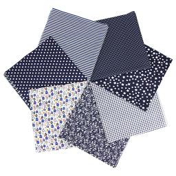 Tecido De Algodão Quadrados Patchwork Artesanato, Costura Quilting Material, Itens Artesanais ou Quilts, Atenção à Garantia Detalhe, 7Pcs - Image 3