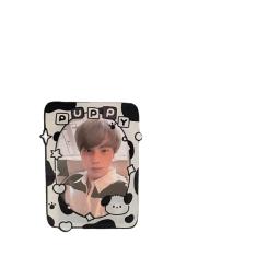 Porta-cartão Kawaii, adorável cachorrinho dos desenhos animados, display acrílico, ídolo em pé, k-pop, família, amigo, suporte de foto, material para estudante - Image 5