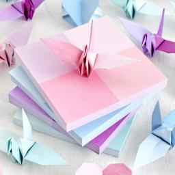 400 pçs quadrado colorido origami papel único lado treliça dobrado papel jardim de infância diy papel artesanal scrapbooking decoração - Image 3