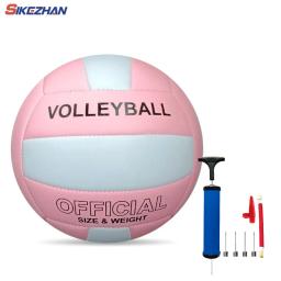 Bola de jogo de treinamento profissional de vôlei tamanho 5, bola para jovens iniciantes, bola de prática interna, vôlei de praia ao ar livre - Image 1