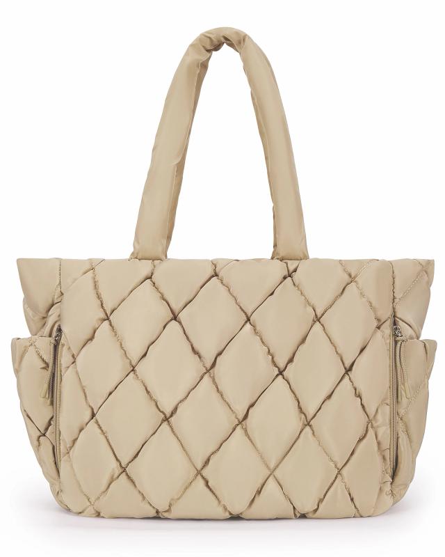 Bolsa Tote Acolchoada e Moderna Bagsmart: Praticidade e Estilo para o Dia a Dia com Compartimentos Especiais para Mulheres