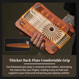 31 Cordas Fingerplay Lira Harpa Cromática Madeira Sólida Harpa Instrumentos Musicais Com Acessórios Presentes Para Iniciante Profissional - Image 2