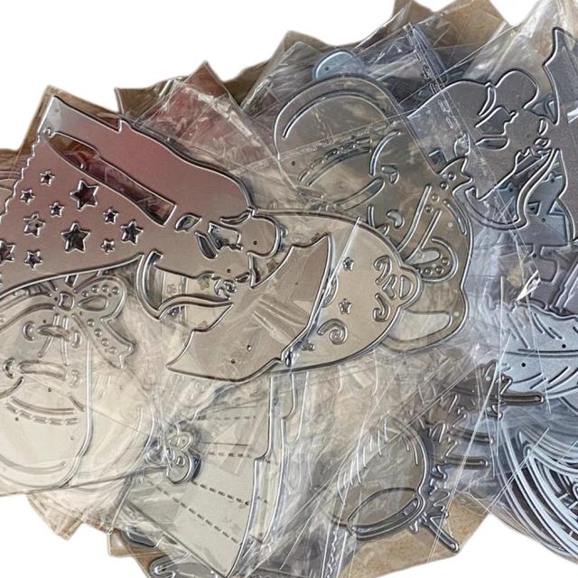 Corte de Metal para Scrapbooking: Stencils Criativos e Artesanato DIY para Álbum de Papel e Cartões