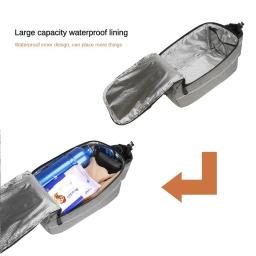 13l saco de transporte da bicicleta cesta traseira à prova dwaterproof água pannier tronco sacos rack traseiro saco assento ciclismo bagagem bolsa ombro - Image 4