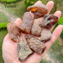 Yoowei Natural Raw Âmbar Pedra Coleção, Gemas ásperas, Material DIY, Cura Mineral Minério Jóias, Atacado, Presente, Tamanho 3g-10g - Image 1