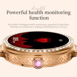 HW16 Mini Relógio Inteligente para Mulheres, Rastreador De Fitness, NFC, Chamada Bluetooth, AI Voice, Monitor De Saúde, Lady Smartwatch, ChatGPT, Moda - Image 6