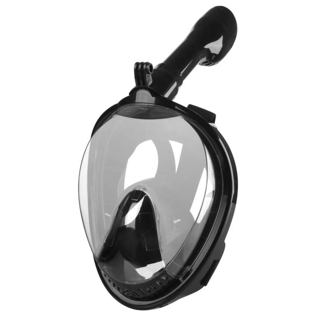 Máscara de Snorkeling Full Face em Silicone com Tubo Duplo e Tecnologia Full Dry para Esportes Aquáticos