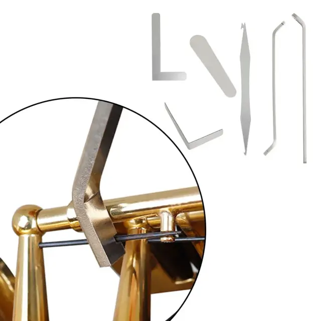 Conjunto de Ferramentas para Reparo e Manutenção de Saxofone, Oboé e Fagote - 6 Peças Novas