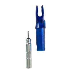 6/12pcs 6.2mm Seta Automaticamente Iluminado Vermelho Verde Levou Seta Nock Para Seta De Carbono de fibra vidro flecha Tiro Com - Image 4