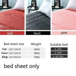 SPA-Waterproof PVC Sex Bed Sheets, Capa de colchão hipoalergênico, Alergia Alívio Bed Bug, S-e-x Game Sheets, Adulto - Image 6