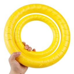 EVA-Pet produtos para cão, bola de corda elástica moedor de dente, puxar anel, treinamento, frisbee, corda, pet, local, atacado - Image 2