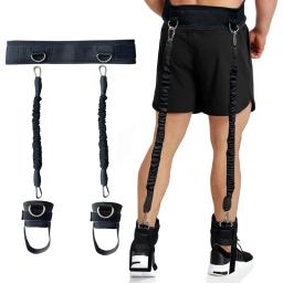Vertical jumping trainer perna resistência treinamento banda para agilidade velocidade basquete vôlei futebol salto treinamento - Image 1
