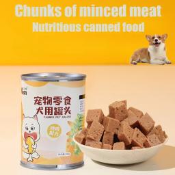 Pet Training Reward Food, Suplemento de cálcio, Petiscos nutritivos e deliciosos, Petiscos para cães, Carne de frango, Enlatado - Image 3