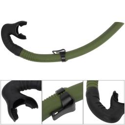 Tubo dobrável do snorkel do silicone, esportes aquáticos, natação mergulho, tamanho adulto - Image 5