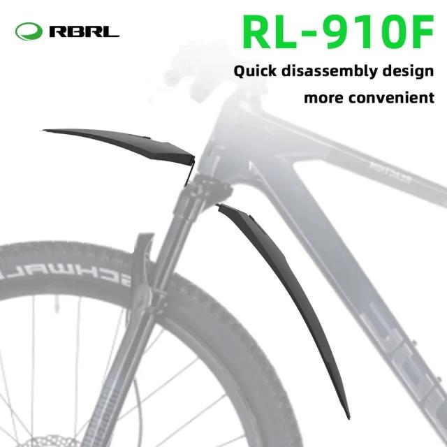 Paralama Ajustável para Bicicleta de Montanha RBRL com Liberação Rápida e Design Patenteado para Pneus de 24 a 29 Polegadas - Acessório Ideal para MTB 2022