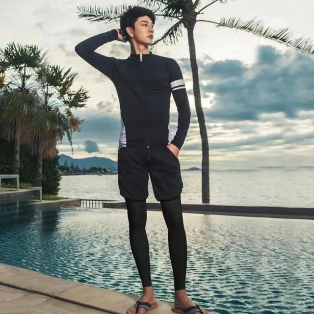 Roupa de Mergulho de Secagem Rápida para Homens e Mulheres: Wetsuit Tático para Snorkeling e Surf com Zipper